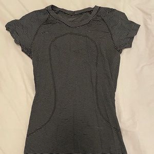 Lululemon Striped Workout Top